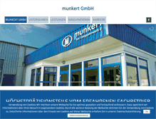 Tablet Screenshot of munkert.com